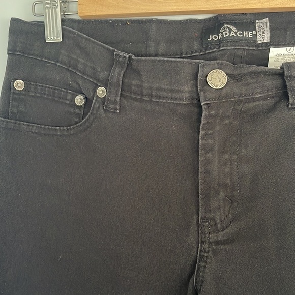 JORDACHY Black Lo-Rise Stretch Jeans Size 11/12 Petite - Picture 5 of 13